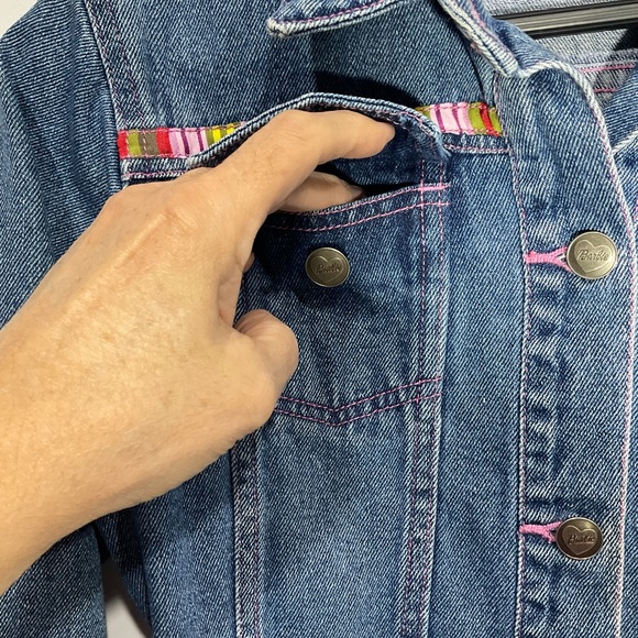 Barbie Jacket, Vintage Denim, “Girls Can Do Anything” Embroidery, Size 12 - Picture 10 of 16